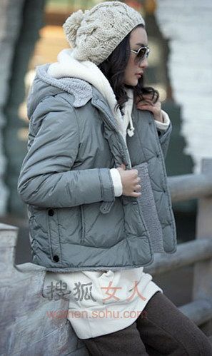 厚棉服潮流搭出潮流感 降温穿也不怕